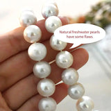 Big Edison Natural Freshwater Pearl Necklace - Rosa Apparel