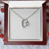 CZ Crystal Forever Love Zircona Necklace - Rosa Apparel