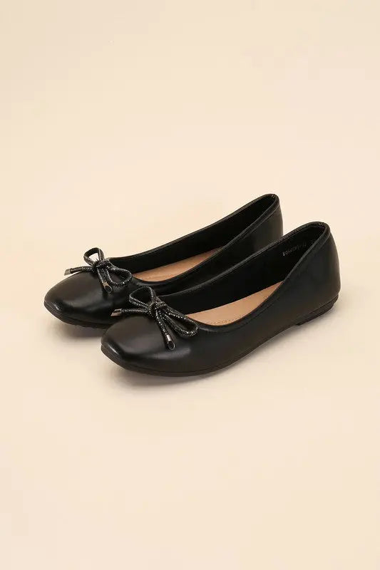 DOROTHY-77 Bow Ballet Flats - Rosa Apparel