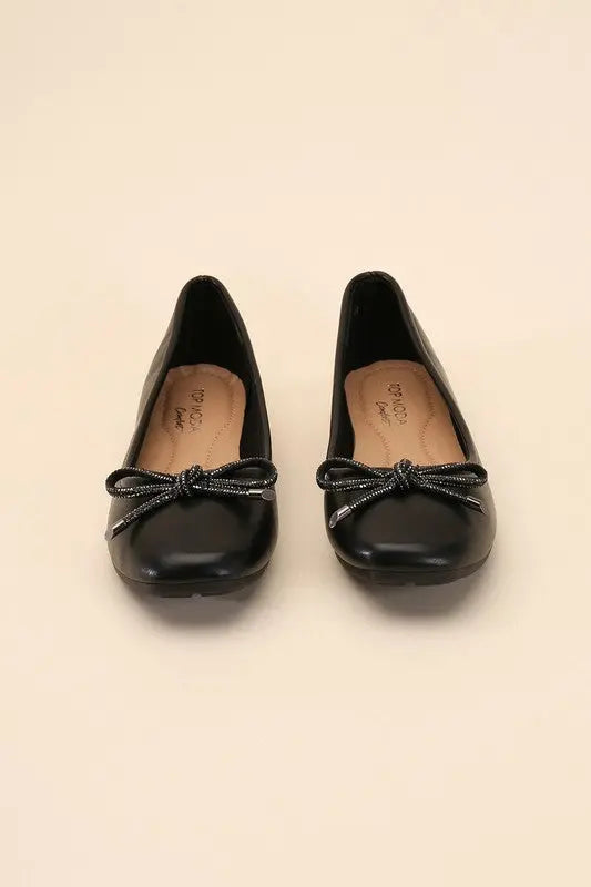 DOROTHY-77 Bow Ballet Flats - Rosa Apparel