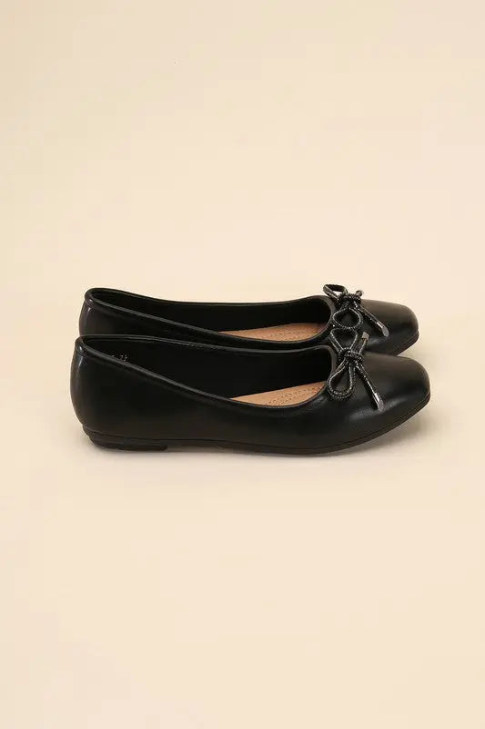 DOROTHY-77 Bow Ballet Flats - Rosa Apparel