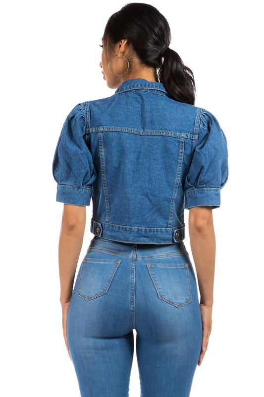 Denim Hobo Jeans Jacket By Claude - Rosa Apparel