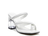 ERISED Clear Heel Toe Ring Slides - Rosa Apparel