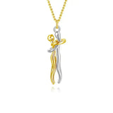 Elegant Eternal Hug Pendant Necklace - Rosa Apparel