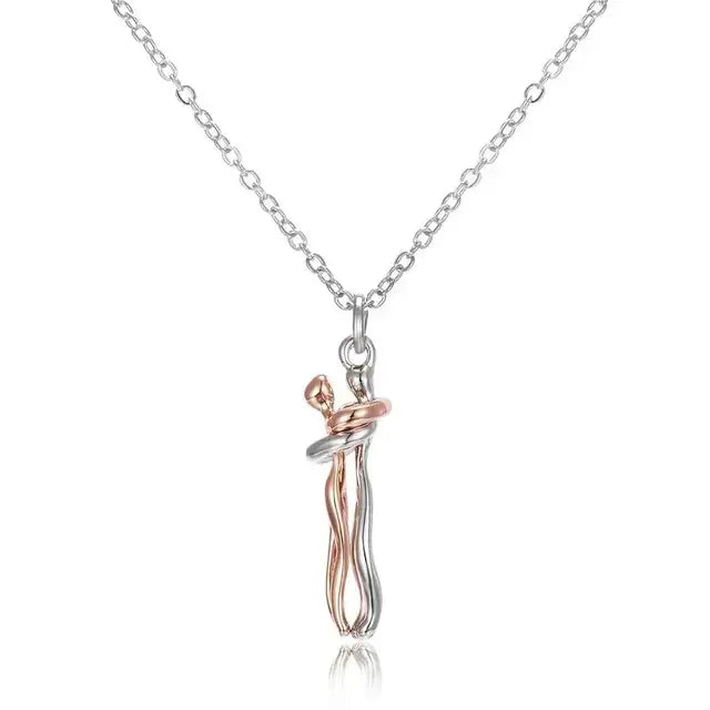 Elegant Eternal Hug Pendant Necklace - Rosa Apparel