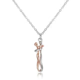 Elegant Eternal Hug Pendant Necklace - Rosa Apparel