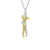 Elegant Eternal Hug Pendant Necklace - Rosa Apparel