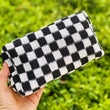 Ellison and Young Check Yourself Cosmetic Checkered Knitted Bag - Rosa Apparel