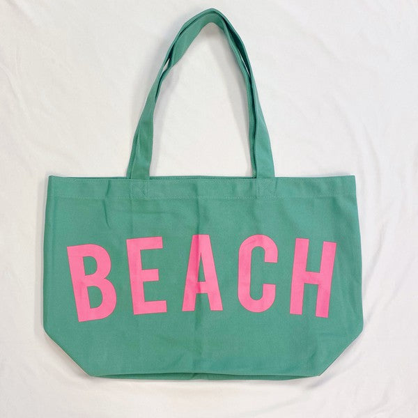 Ellison and Young Well Made Beach Canvas Tote - Rosa Apparel