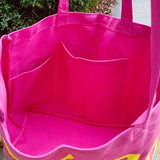 Ellison and Young Well Made Beach Canvas Tote - Rosa Apparel