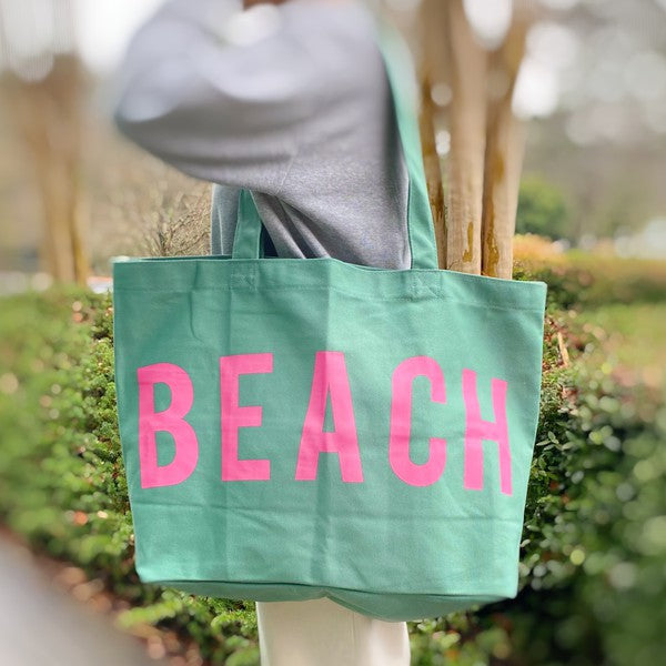 Ellison and Young Well Made Beach Canvas Tote - Rosa Apparel