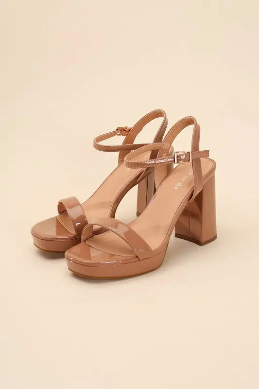 FINN-1 Ankle Strap Heel - Rosa Apparel