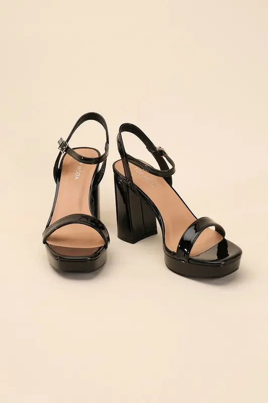 FINN-1 Ankle Strap Heel - Rosa Apparel