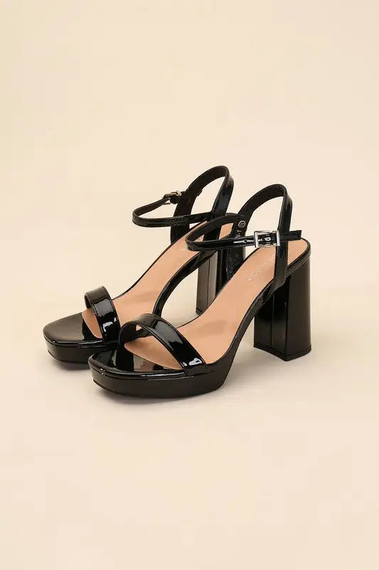 FINN-1 Ankle Strap Heel - Rosa Apparel