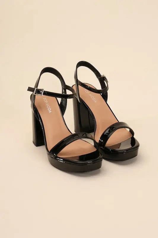 FINN-1 Ankle Strap Heel - Rosa Apparel