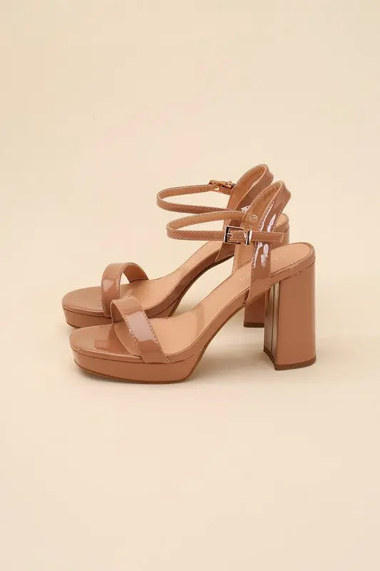 FINN-1 Ankle Strap Heel - Rosa Apparel