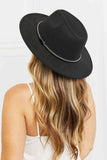 Fame Bring It Back Mini Rhinestone Fedora Hat - Rosa Apparel