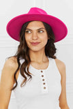 Fame Keep Your Promise Fedora Hat in Pink - Rosa Apparel