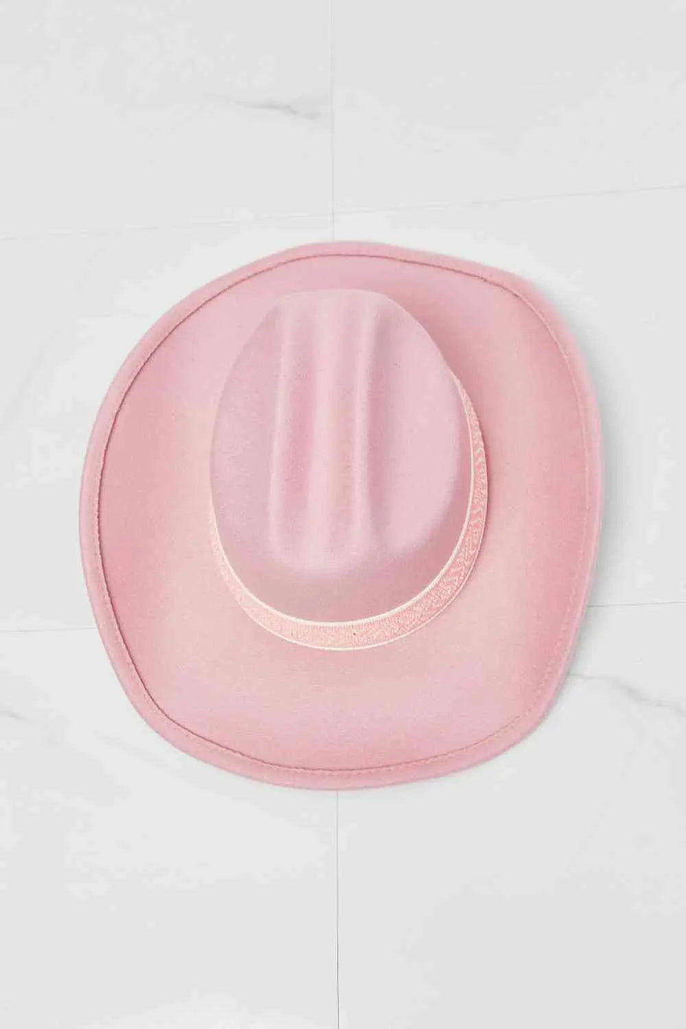 Fame Western Cutie Summer Spring Cowboy Hat in Pink - Rosa Apparel