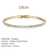 Fashion Multicolor Zircona Tennis Chain Bracelet for Women - Rosa Apparel