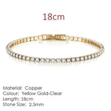 Fashion Multicolor Zircona Tennis Chain Bracelet for Women - Rosa Apparel