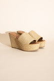 Fortune Dynamic Bounty-S Wedge Platform Open Toe Heels - Rosa Apparel