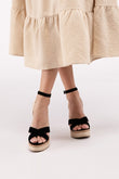 Fortune Dynamic Casual Basset-S Espadrille Wedge Sandals - Rosa Apparel