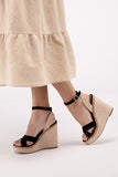 Fortune Dynamic Casual Basset-S Espadrille Wedge Sandals - Rosa Apparel