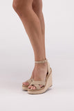 Fortune Dynamic Casual Basset-S Espadrille Wedge Sandals - Rosa Apparel