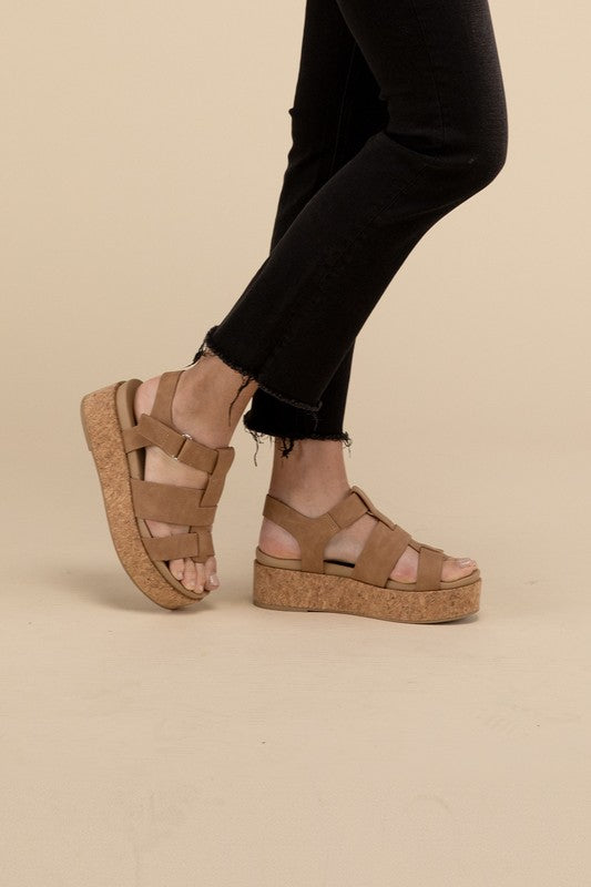 Fortune Dynamic Chic AMENDA-S Platform Sandal Wedge - Rosa Apparel