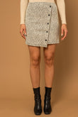 Gilli Button Down Mini Skirt - Rosa Apparel