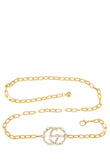 ICCO Baguette Stone GO Buckle Chain Belt - Rosa Apparel