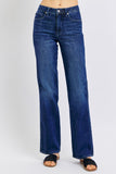 Judy Blue Full Size High Waist Tummy Control Straight Jeans - Rosa Apparel