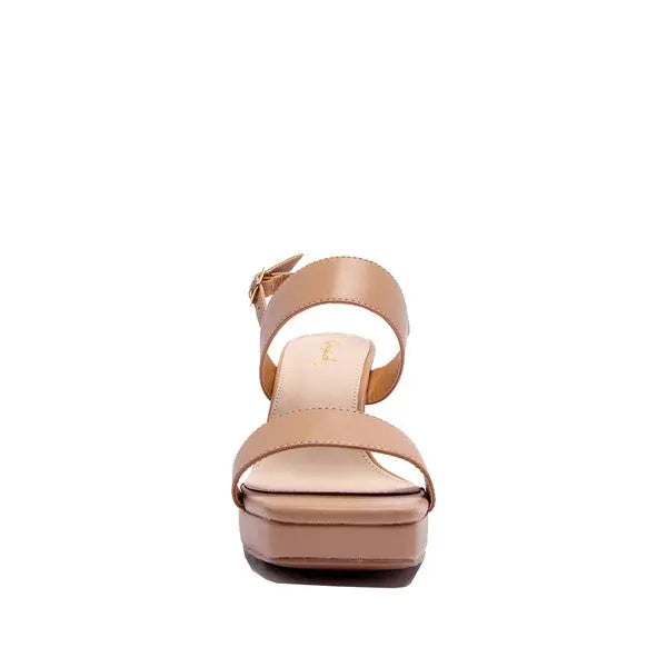 KRISHA-04X Elegant Strap Buckled 4 Heel Sandal - Rosa Apparel