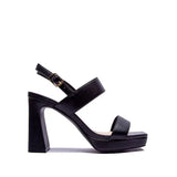 KRISHA-04X Elegant Strap Buckled 4 Heel Sandal - Rosa Apparel