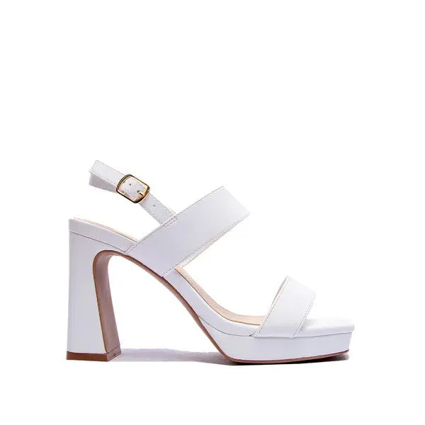 KRISHA-04X Elegant Strap Buckled 4 Heel Sandal - Rosa Apparel