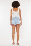 Kancan Distressed Button Fly Denim Shorts - Rosa Apparel