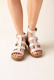 LEDELL-S Casual Gladiator Summer Ankle Straps Sandals - Rosa Apparel