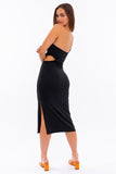 LE LIS Elegant and Sexy Summer Casual One Shoulder Midi Dress - Rosa Apparel