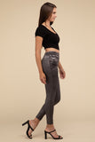 Lilou High-Rise Waist Stretchy Fit Denim Leggings - Rosa Apparel