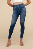 Lilou High-Rise Waist Stretchy Fit Denim Leggings - Rosa Apparel