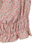 Lilou Tierd Floral Shirred Off Shoulder Tube Top - Rosa Apparel