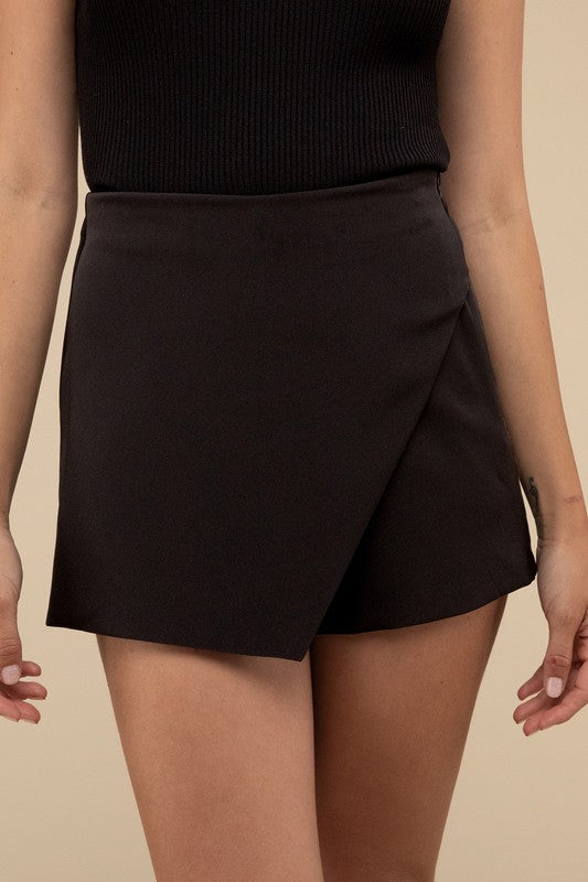 Love Tree High Waist Asymmetrical Skort - Rosa Apparel