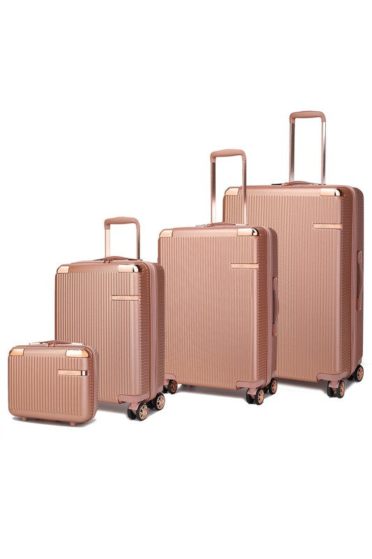 MKF Collection Tulum 4-piece luggage set by Mia K - Rosa Apparel