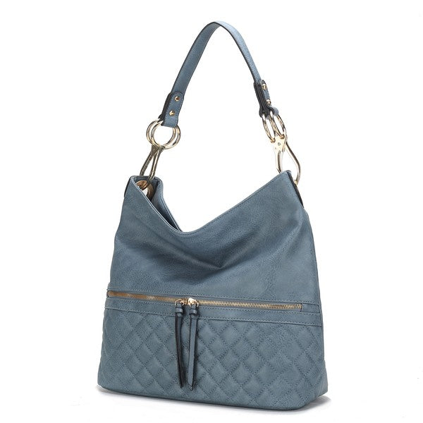 MKF Dalila Hobo Vegan Leather Shoulder Bag by Mia K - Rosa Apparel