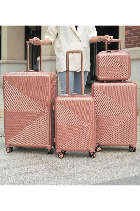 MKF Felicity Luggage Set by Mia K- 4-piece set - Rosa Apparel