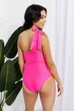 Marina West Swim Deep End One-Shoulder One-Piece Swimsuit - Rosa Apparel