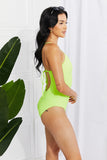 Marina West Swim High Tide One-Piece in Lemon-Lime - Rosa Apparel