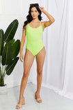 Marina West Swim High Tide One-Piece in Lemon-Lime - Rosa Apparel