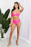 Marina West Swim Summer Splash Halter Bikini Set in Pink - Rosa Apparel